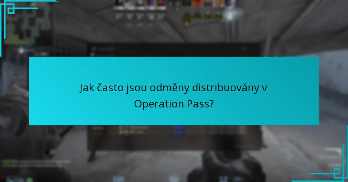 Jaké typy odměn mohou hráči získat z Operation Pass?