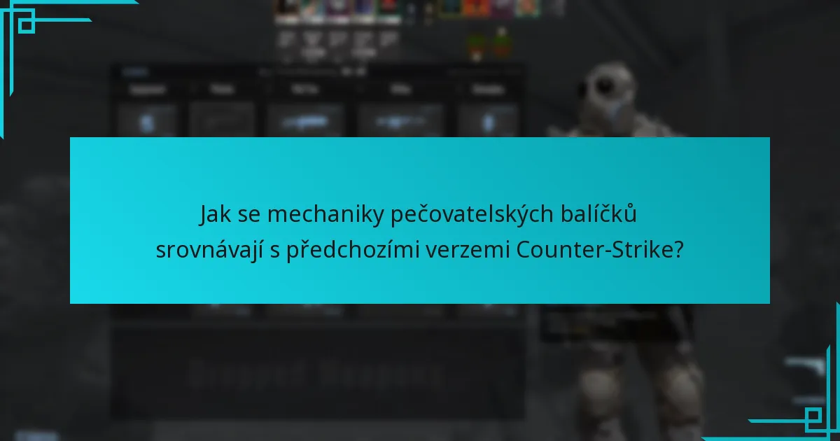 Jaké statistické poznatky existují ohledně obsahu pečovatelských balíčků?