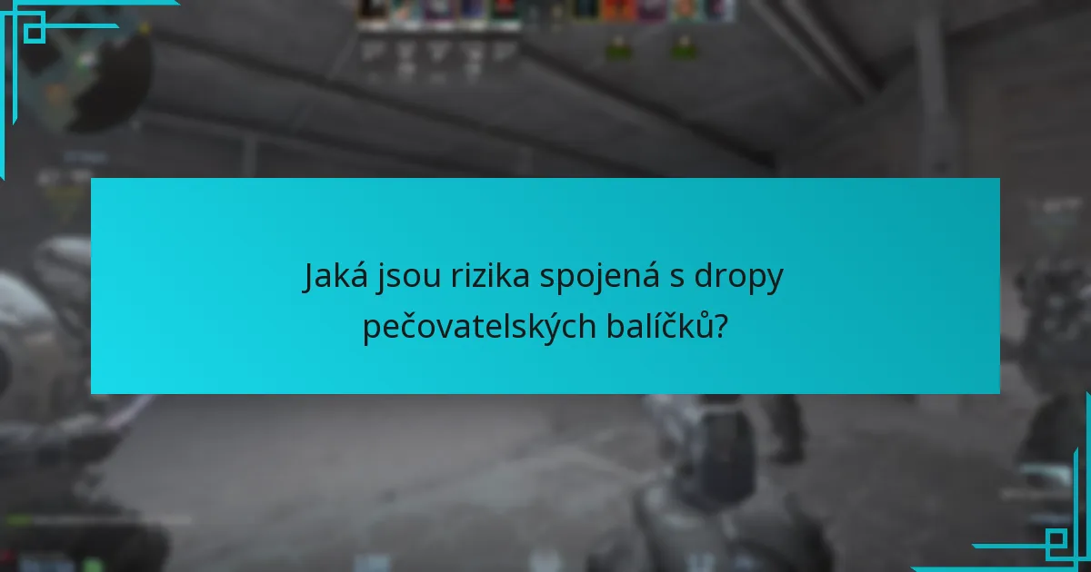 Jaké předměty z pečovatelských balíčků jsou nejcennější?