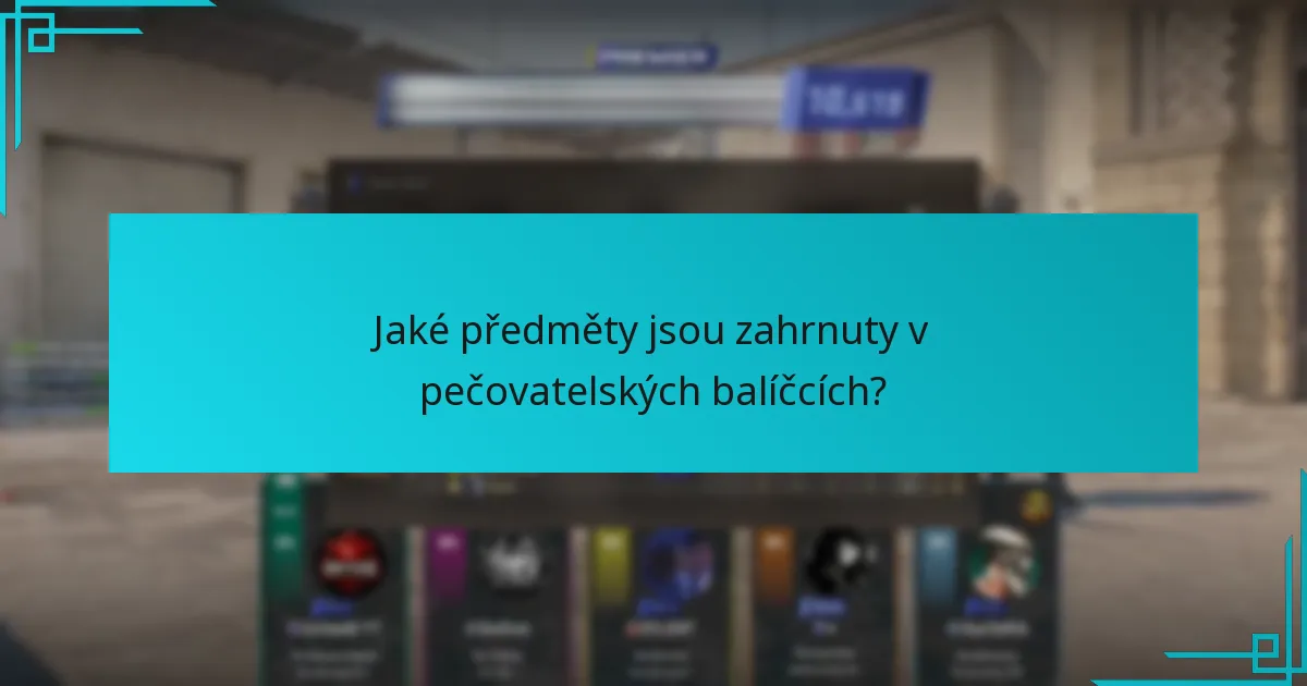 Jaké jsou reakce komunity na události s dropy pečovatelských balíčků?